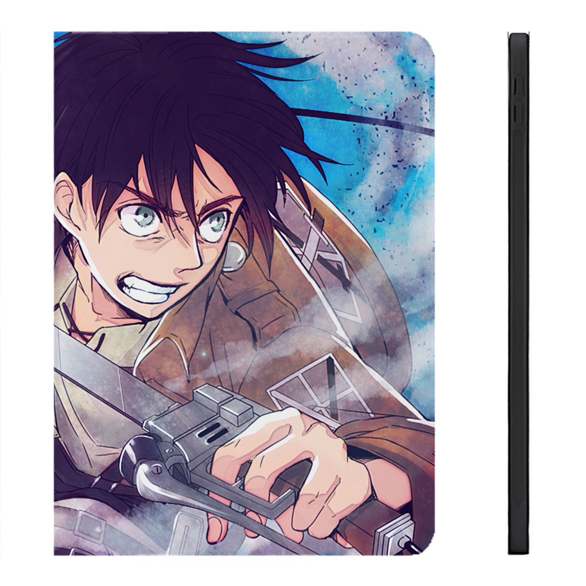 （画像用） 進撃の巨人 Attack on Titan IPadケース ペンホルダー付き ブックスタイルデザイン